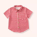 Gingham Picnic Boy Shirt