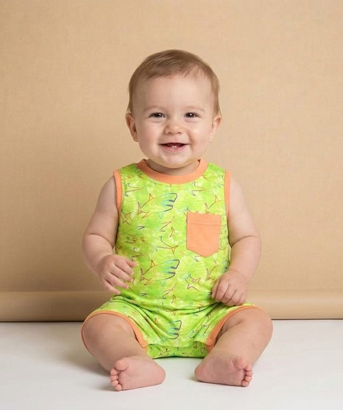 Fin Frenzy Romper
