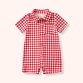 Gingham Picnic Romper