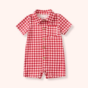 Gingham Picnic Romper
