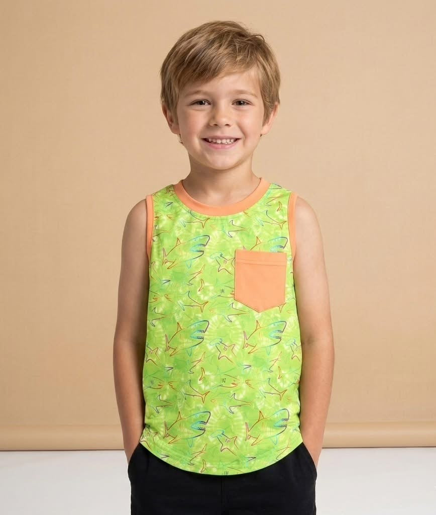 Fin Frenzy Tank Top